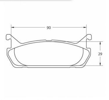 PFC Brake Pads 0458.08.13.44 REAR